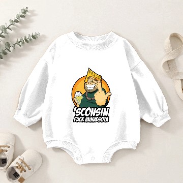 Discover Wisconsin - F**k MInnesota Baby Romper Sweatshirts