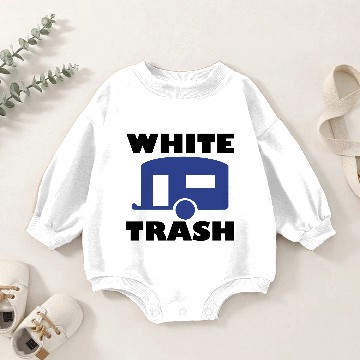 Discover White trash Baby Romper Sweatshirts