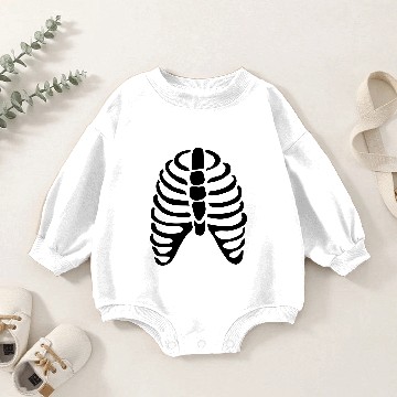Discover Skeleton Baby Romper Sweatshirts