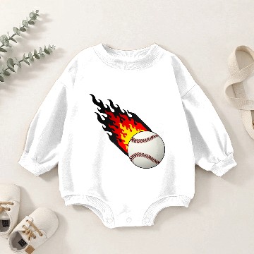Discover Fireball Baseball Germany Baby Romper Sweatshirts