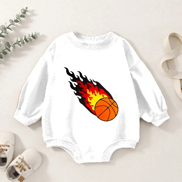 Discover Fireball Basketball Germany Baby Romper Sweatshirts