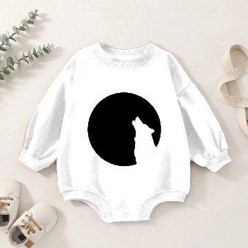 Discover Lone Wolf Baby Romper Sweatshirts