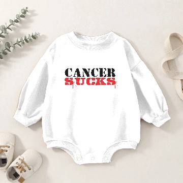 Discover Cancer Sucks Baby Romper Sweatshirts