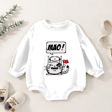 Discover Communist cat Baby Romper Sweatshirts