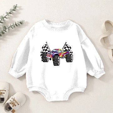 Discover Racing Baby Romper Sweatshirts