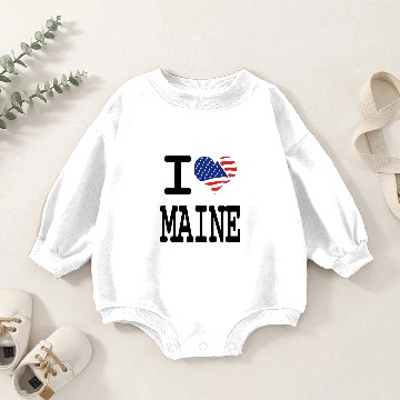 Discover i love maine Baby Romper Sweatshirts