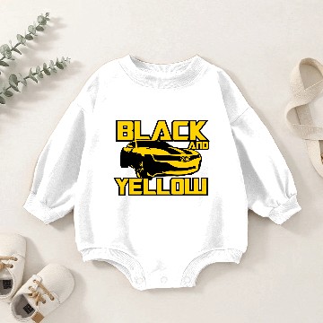 Discover Black And Yellow Bumblebee Baby Romper Sweatshirts