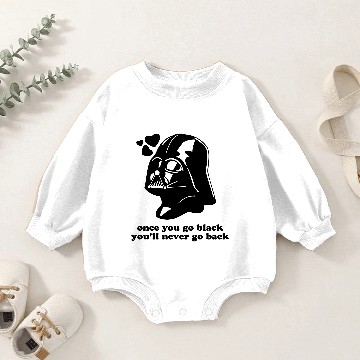 Discover Darth Vader Go Black Baby Romper Sweatshirts