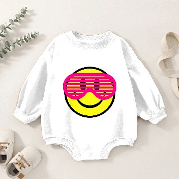 Discover Smiley Face with Baby Romper Sweatshirts