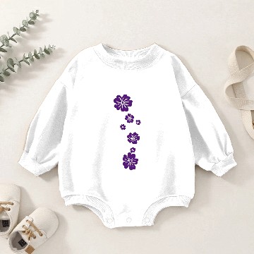Discover Creeper with Flowers Baby Romper Sweatshirts