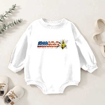 Discover Bingo Bee Baby Romper Sweatshirts