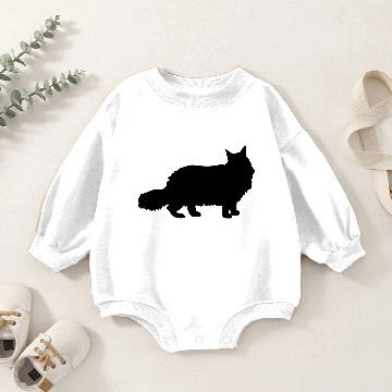 Discover Maine Coon Cat Baby Romper Sweatshirts