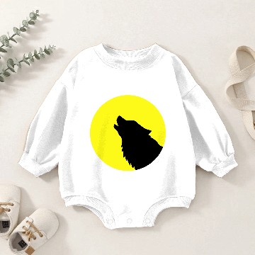 Discover Wolf Baby Romper Sweatshirts