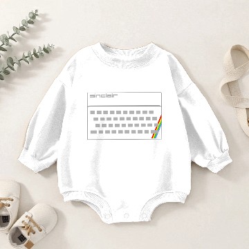 Discover ZX spectrum pc Baby Romper Sweatshirts