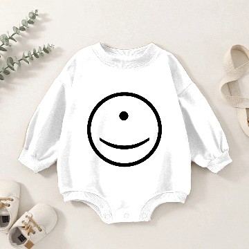 Discover Smiley Cyclops Baby Romper Sweatshirts