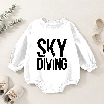 Discover skydiving Baby Romper Sweatshirts