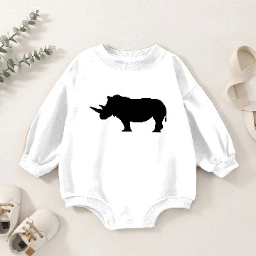 Discover Rhinoceros Baby Romper Sweatshirts