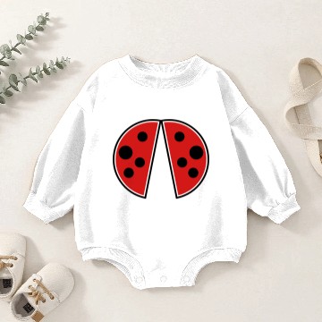 Discover ladybug wings Baby Romper Sweatshirts