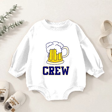 Discover Milwaukee Brew Crew Beer Baseball Hawaiians Baby Romper Sweatshirts