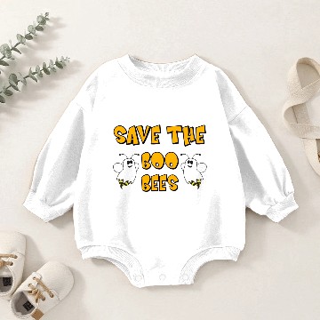 Discover Save the Boo Bees Baby Romper Sweatshirts