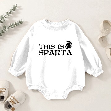 Discover This is Sparta Baby Romper Sweatshirts
