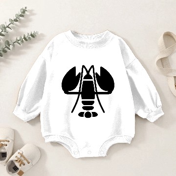 Discover Lobster Baby Romper Sweatshirts