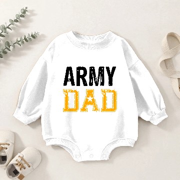 Discover Army Dad Baby Romper Sweatshirts