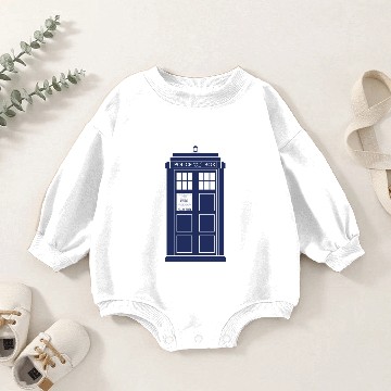 Discover Tardis Baby Romper Sweatshirts