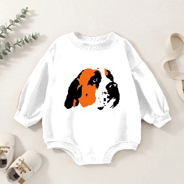 Discover Saint Bernard Dog Baby Romper Sweatshirts