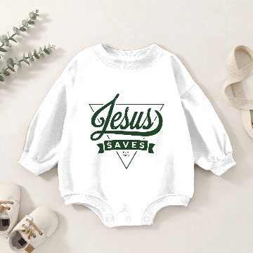 Discover Jesus Saves Baby Romper Sweatshirts