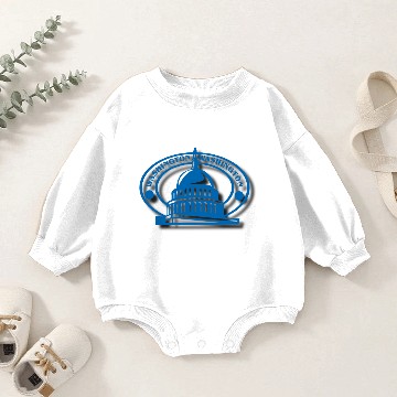 Discover Washington DC Baby Romper Sweatshirts