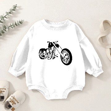 Discover Chopper - generic home build hardtail chop Baby Romper Sweatshirts