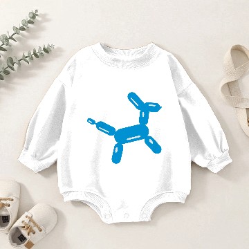 Discover Balloon Animal Poodle Baby Romper Sweatshirts