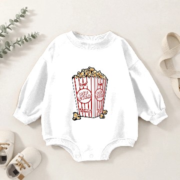 Discover Popcorn Baby Romper Sweatshirts