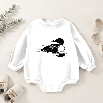 Discover Common Loon Baby Romper Sweatshirts