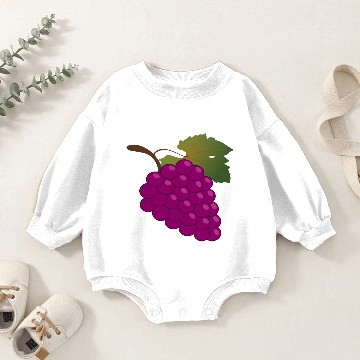 Discover grape Baby Romper Sweatshirts