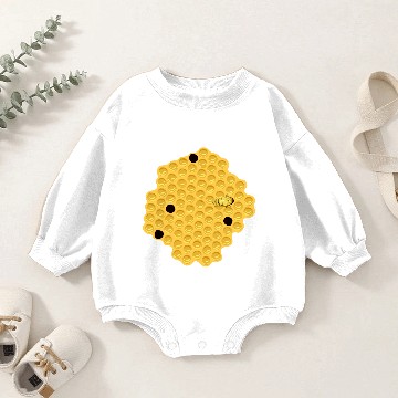 Discover bee hive Baby Romper Sweatshirts