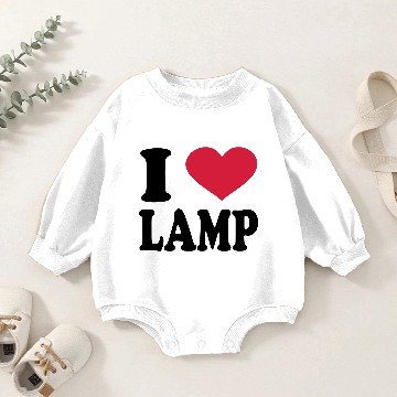 Discover I Love Lamp Baby Romper Sweatshirts