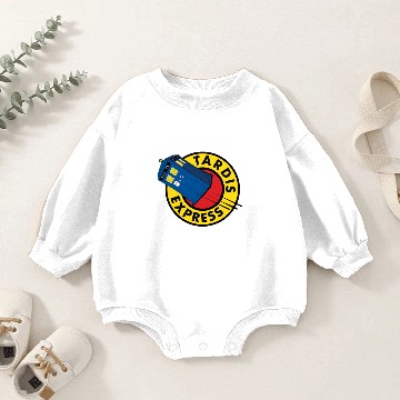 Discover Tardis Express Baby Romper Sweatshirts