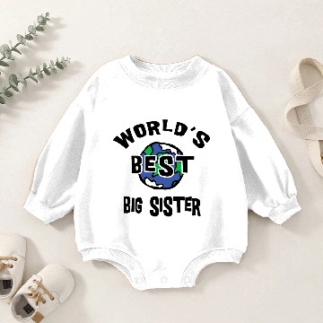 Discover World's Best Big Sister Baby Romper Sweatshirts