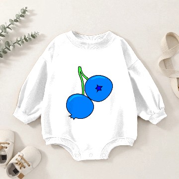 Discover Blueberry Baby Romper Sweatshirts