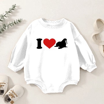 Discover Walrus Baby Romper Sweatshirts