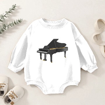 Discover Grand Piano Baby Romper Sweatshirts
