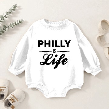 Discover Philly Is Life Baby Romper Sweatshirts