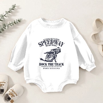 Discover Speedway Racing Baby Romper Sweatshirts
