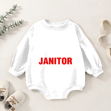 Discover Keep Calm The Janitor Is Here Baby Romper Sweatshirts