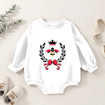 Discover Queen Bee Baby Romper Sweatshirts