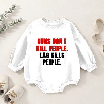 Discover Guns Don't Kill People Baby Romper Sweatshirts