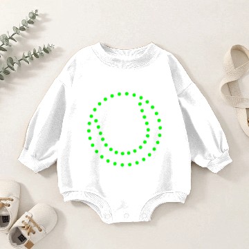 Discover tennis ball dotted 0 Baby Romper Sweatshirts