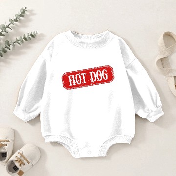 Discover Hot Dog Baby Romper Sweatshirts
